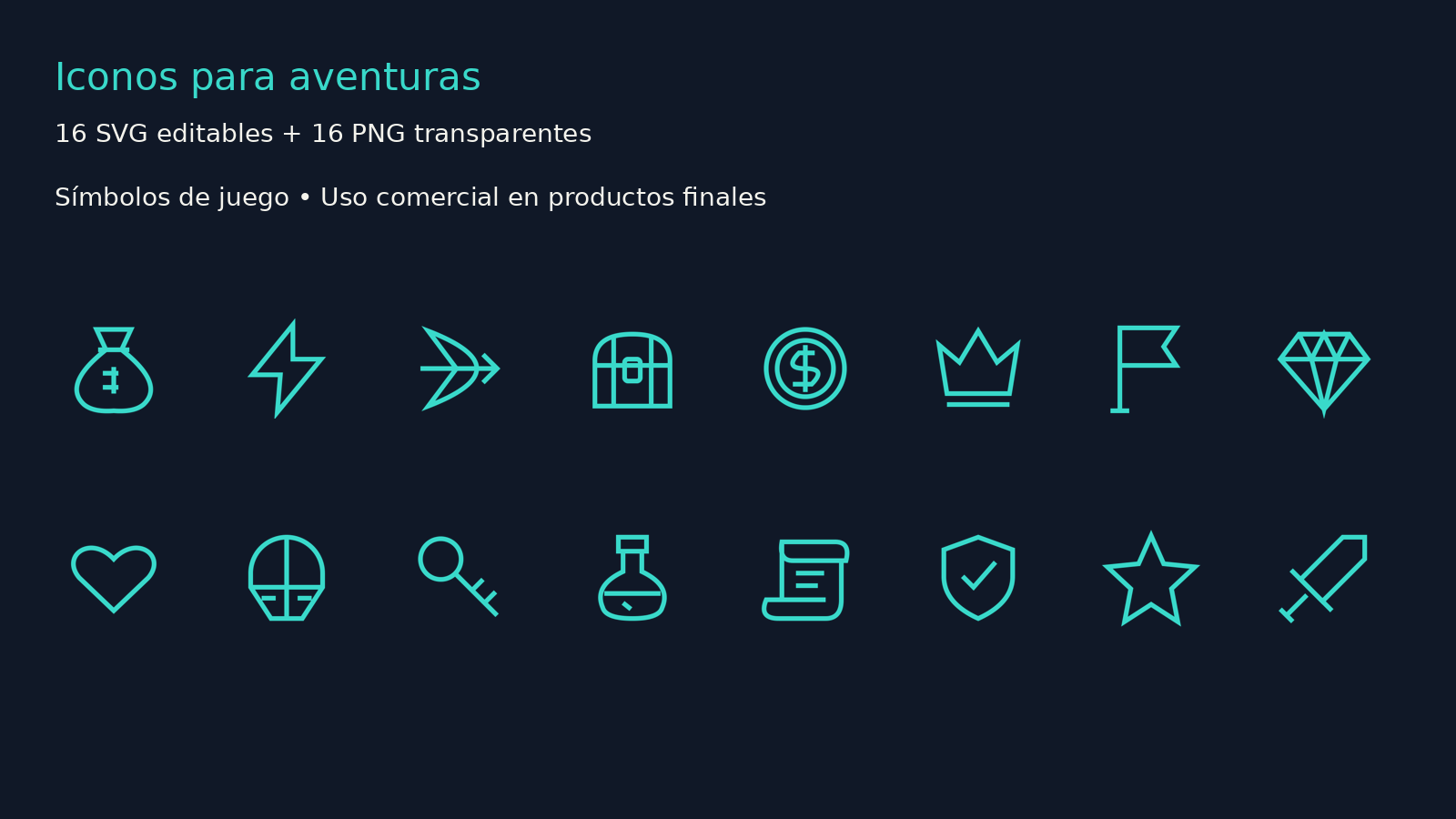 Quest Icons SVG / PNG